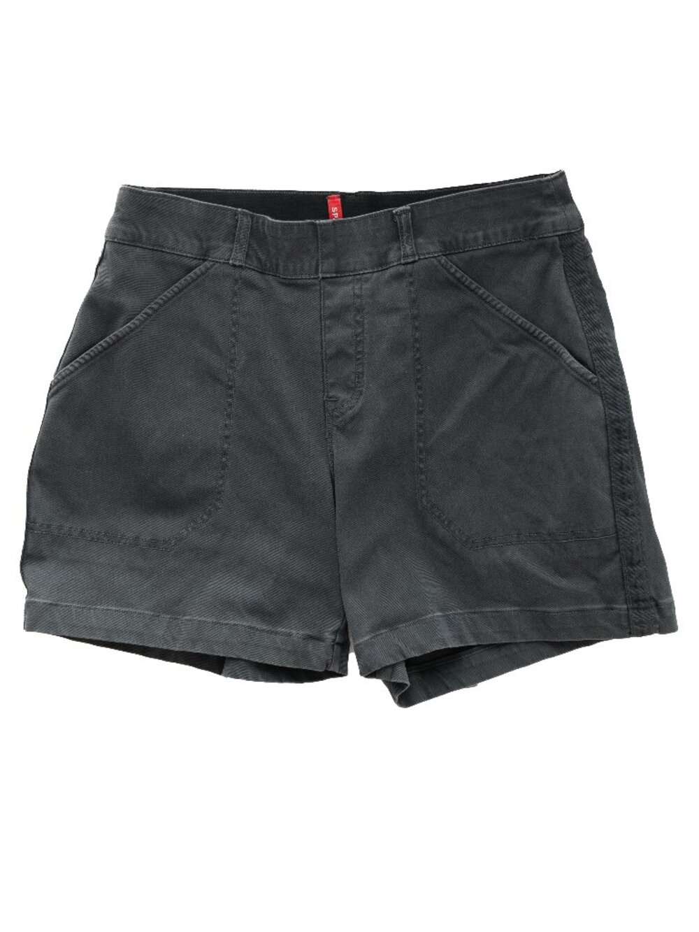 SPANX | Twill Shorts Black 5.5 Inseam Stretch High Waist Capsule Short